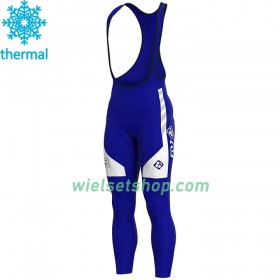 Fietsbroek Lang met Bretels 2020 Groupama-FDJ N001 Winter Thermal Fleece